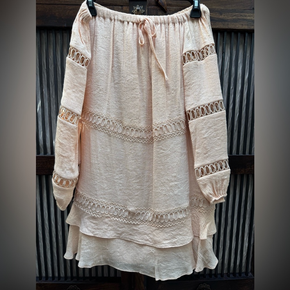 EUC Guess Peach Women's Mini Dress/Swim Coverup- Size XS